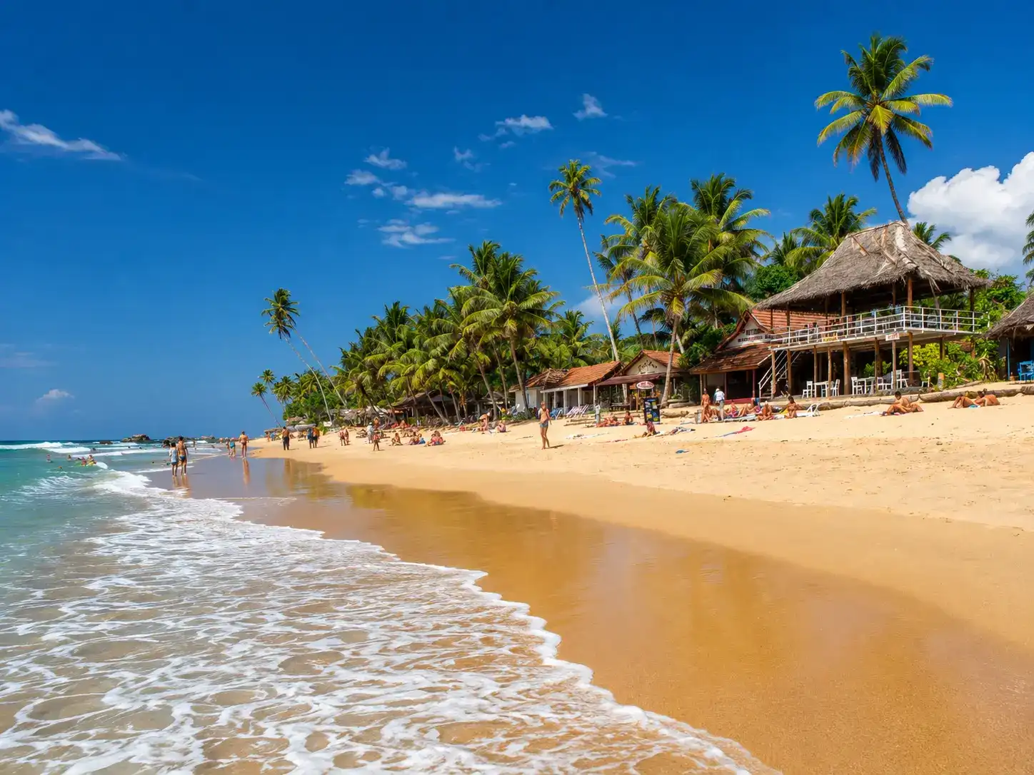 Hikkaduwa beach Sri Lanka